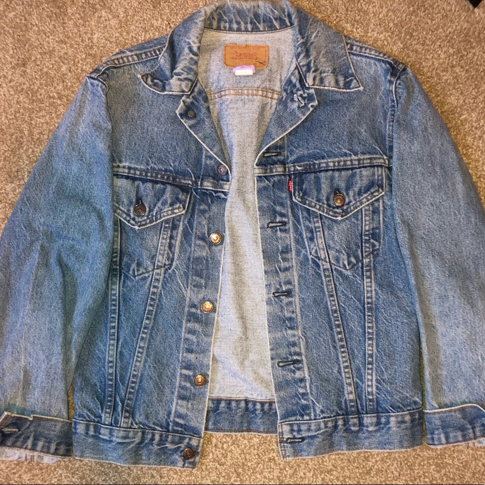 vintage levi’s denim jacket